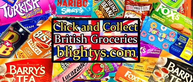 Click and Collect British groceries at Blighty's in Orangeville, ON!