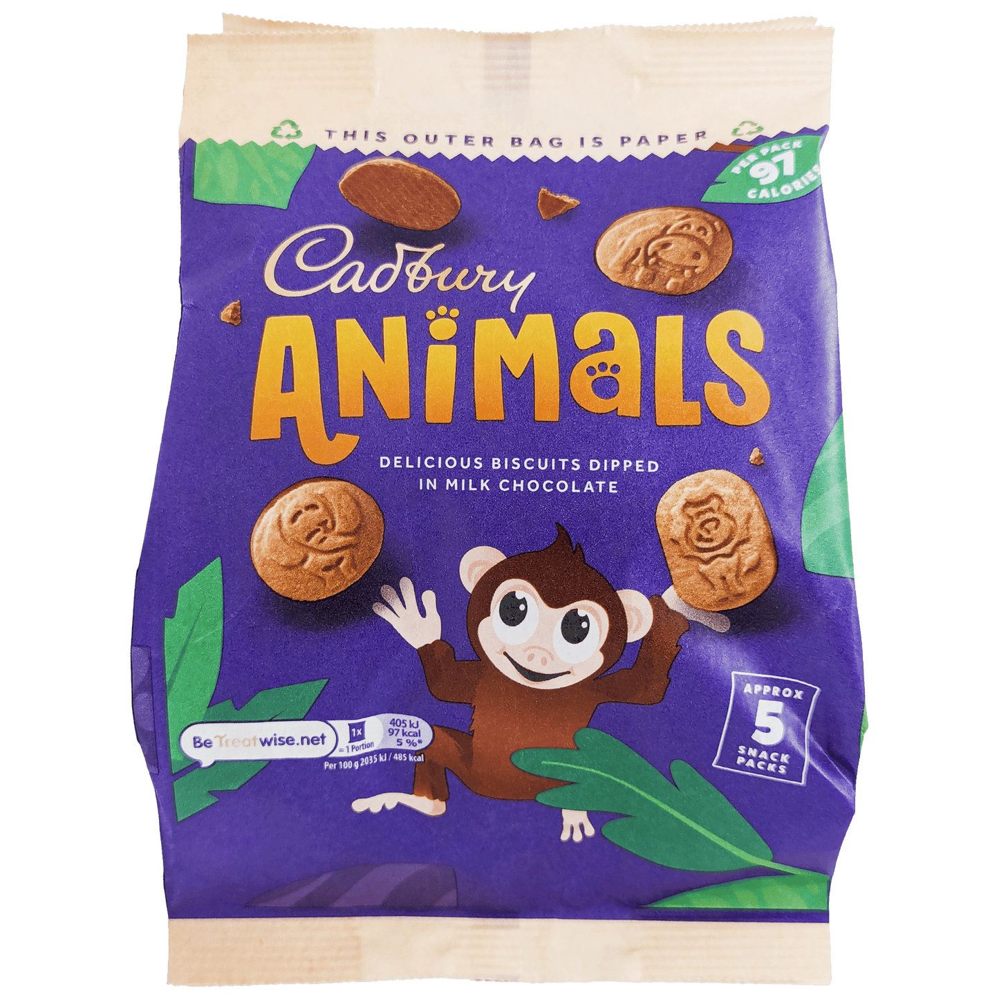 Cadbury Animals 5 Pack (5 x 19.9g) - Blighty's British Store