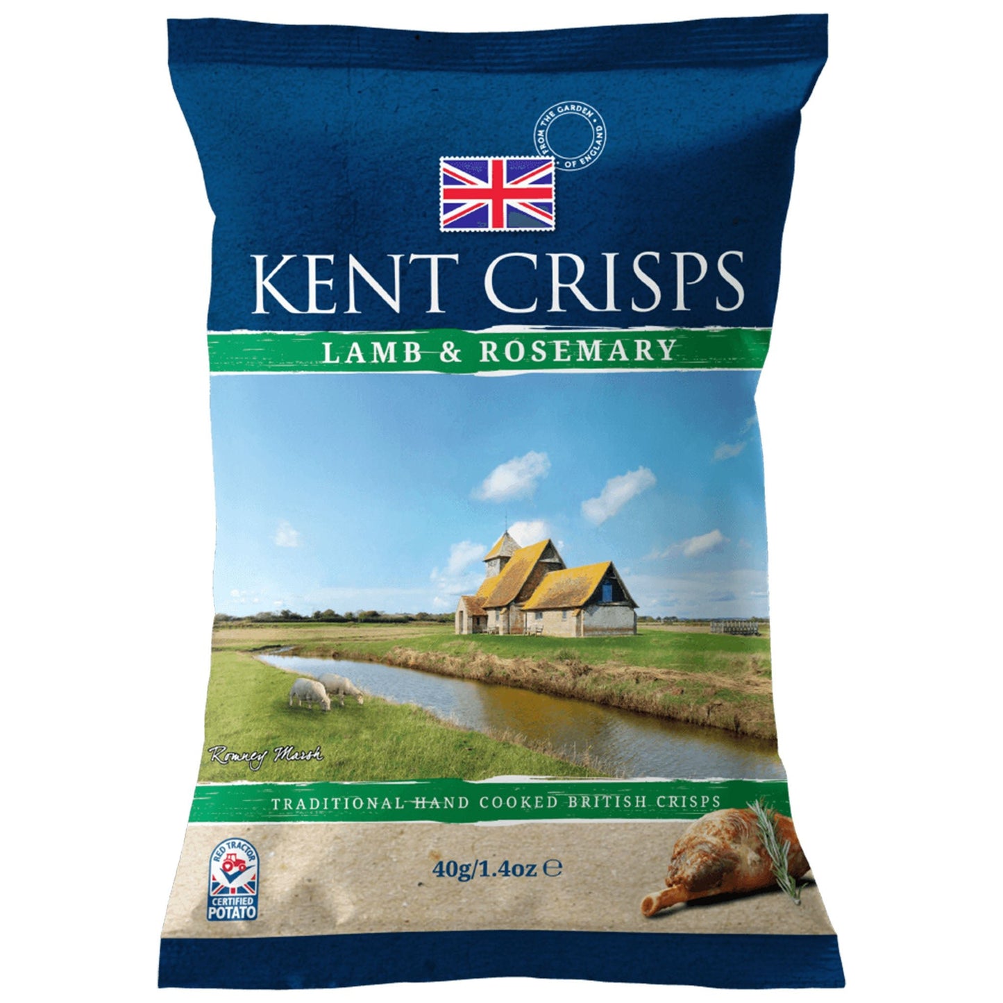 Kent Crisps Lamb & Rosemary 40g - Blighty's British Store