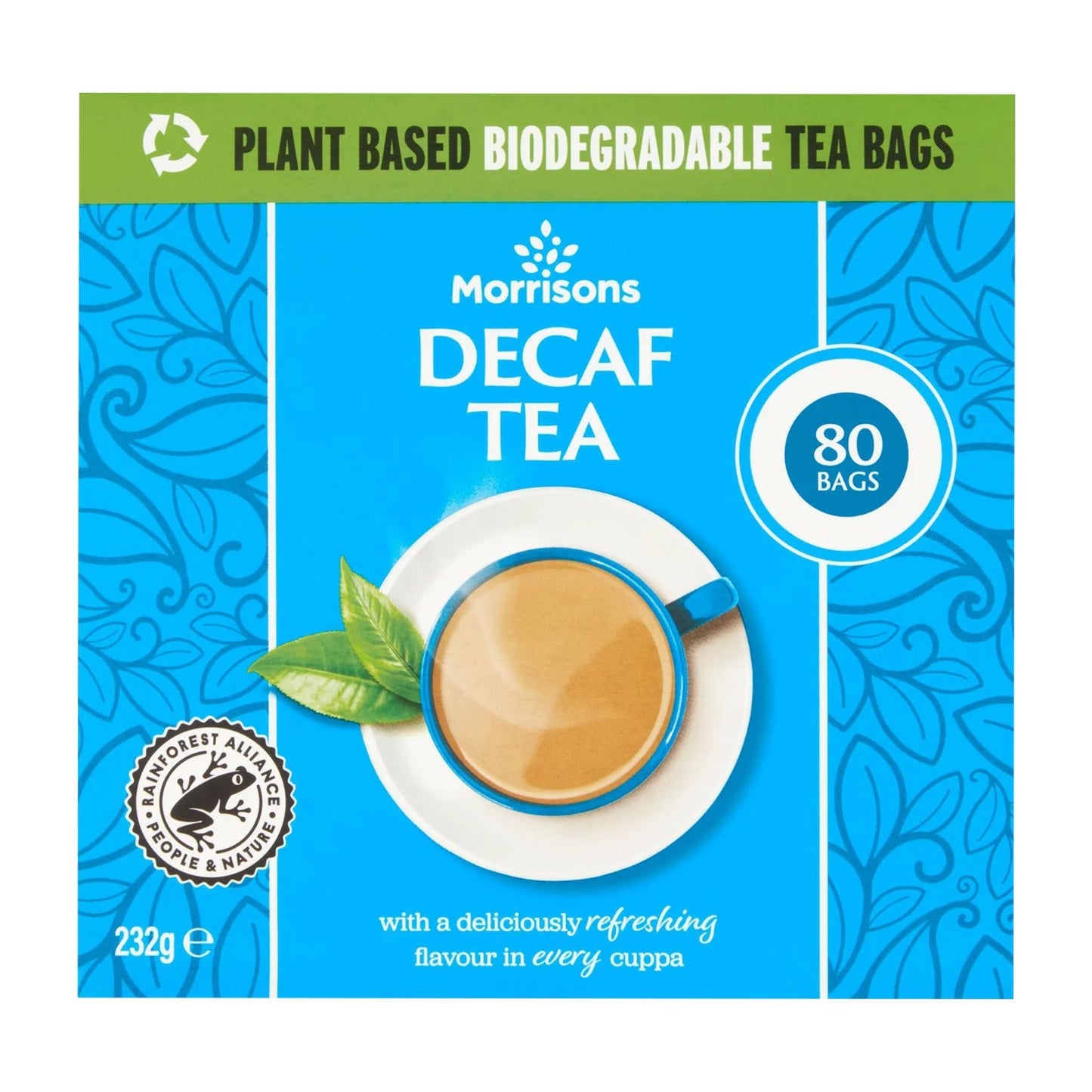 Morrisons Decaf Tea 80 Bags 232g - Blighty's British Store