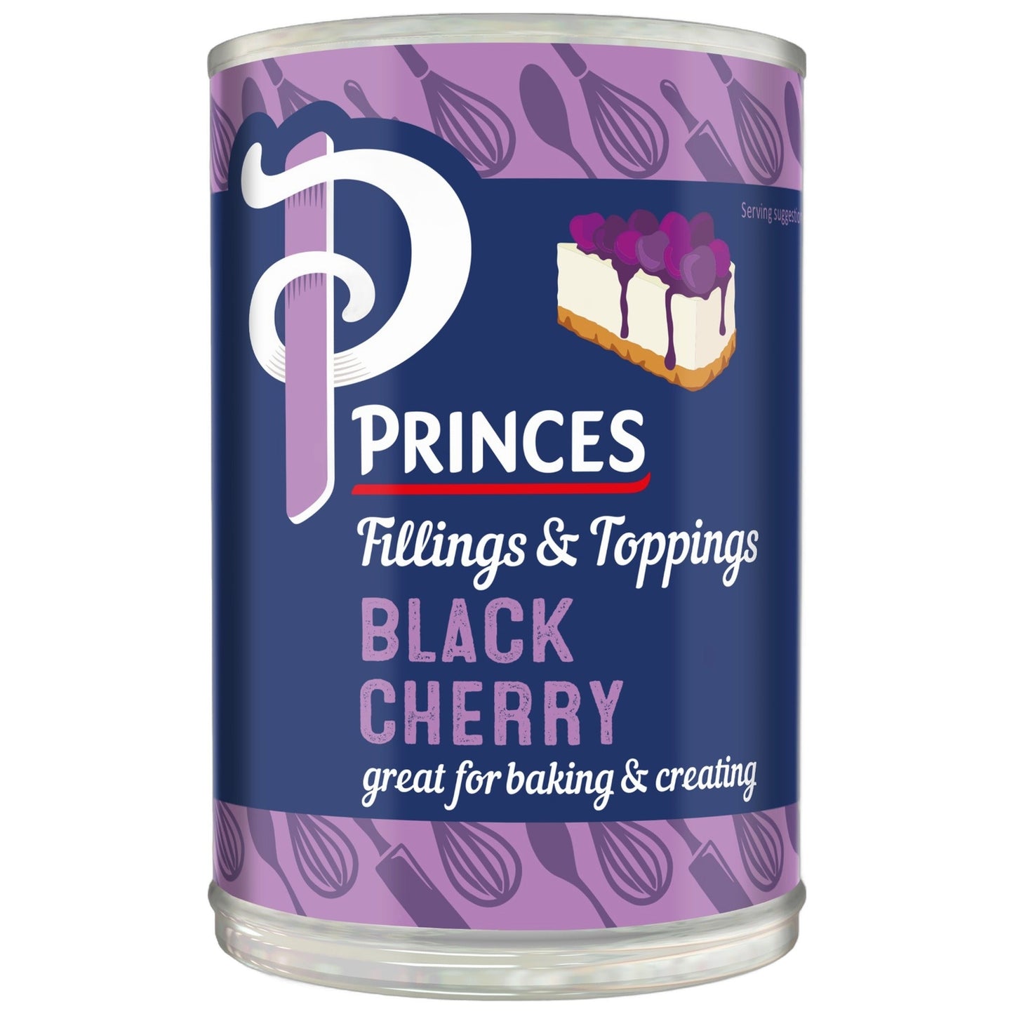Princes Black Cherry Fruit Filling 410g - Blighty's British Store