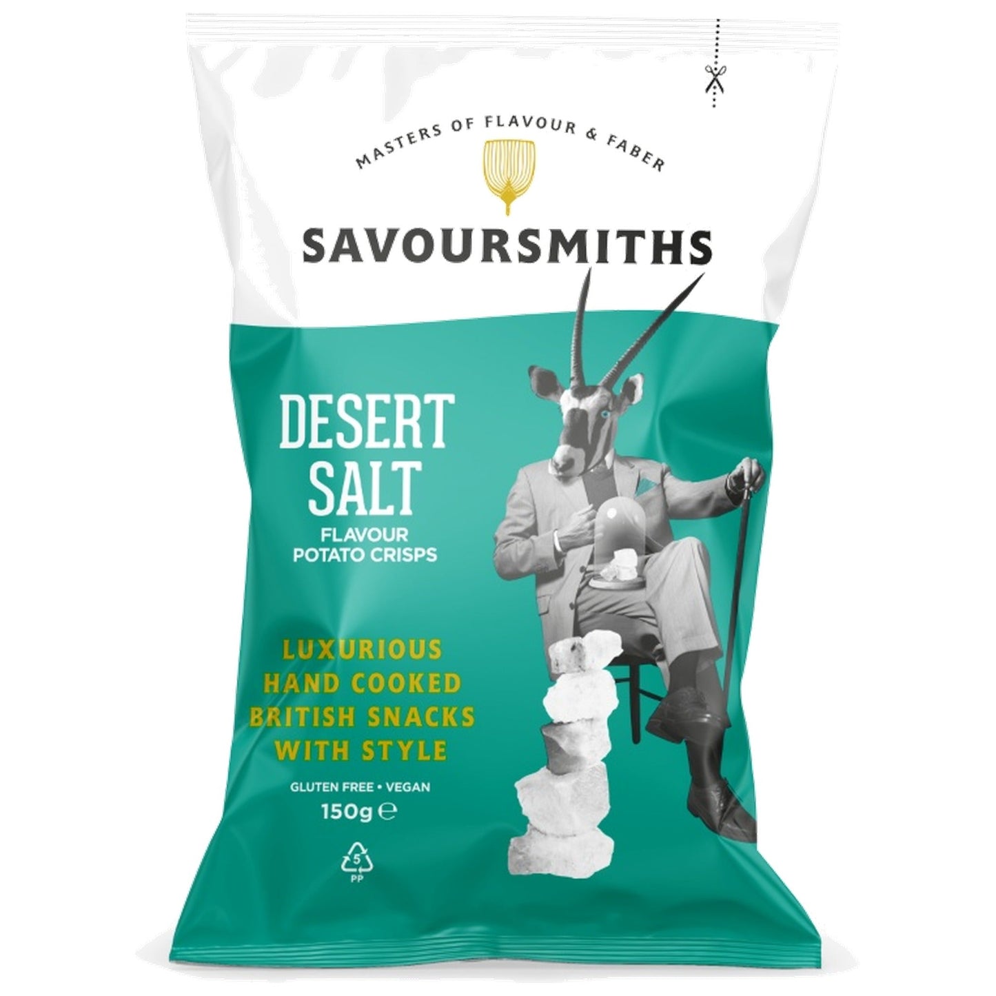 Savoursmiths Desert Salt Crisps 150g - Blighty's British Store