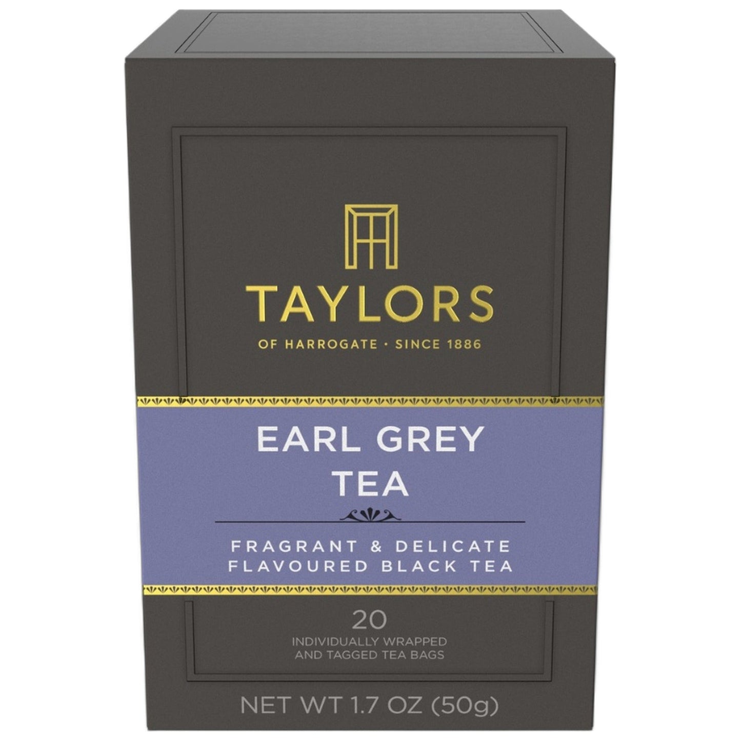 Taylors of Harrogate Earl Grey 20 Tea Bags 50g - Blighty's British Store
