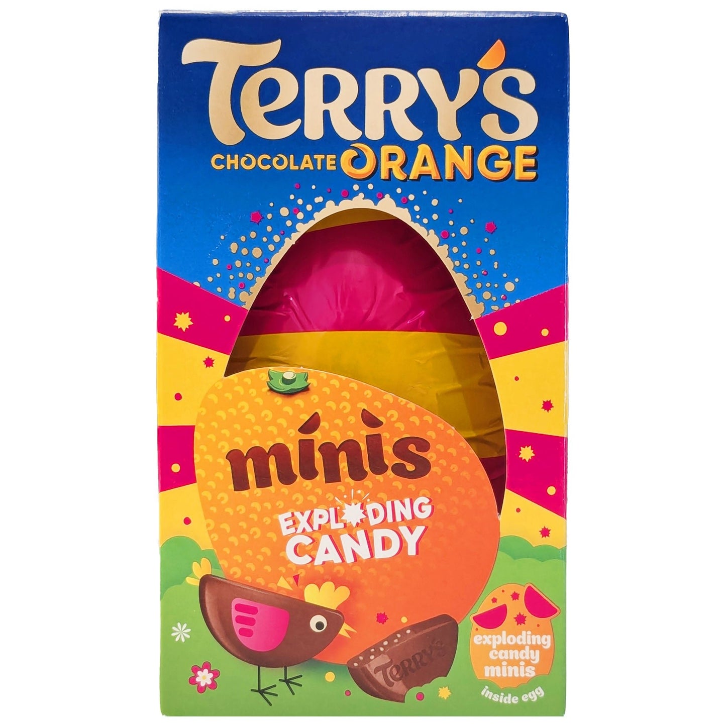 Terry's Chocolate Orange Minis Exploding Candy Easter Egg 91g - Blighty's British Store