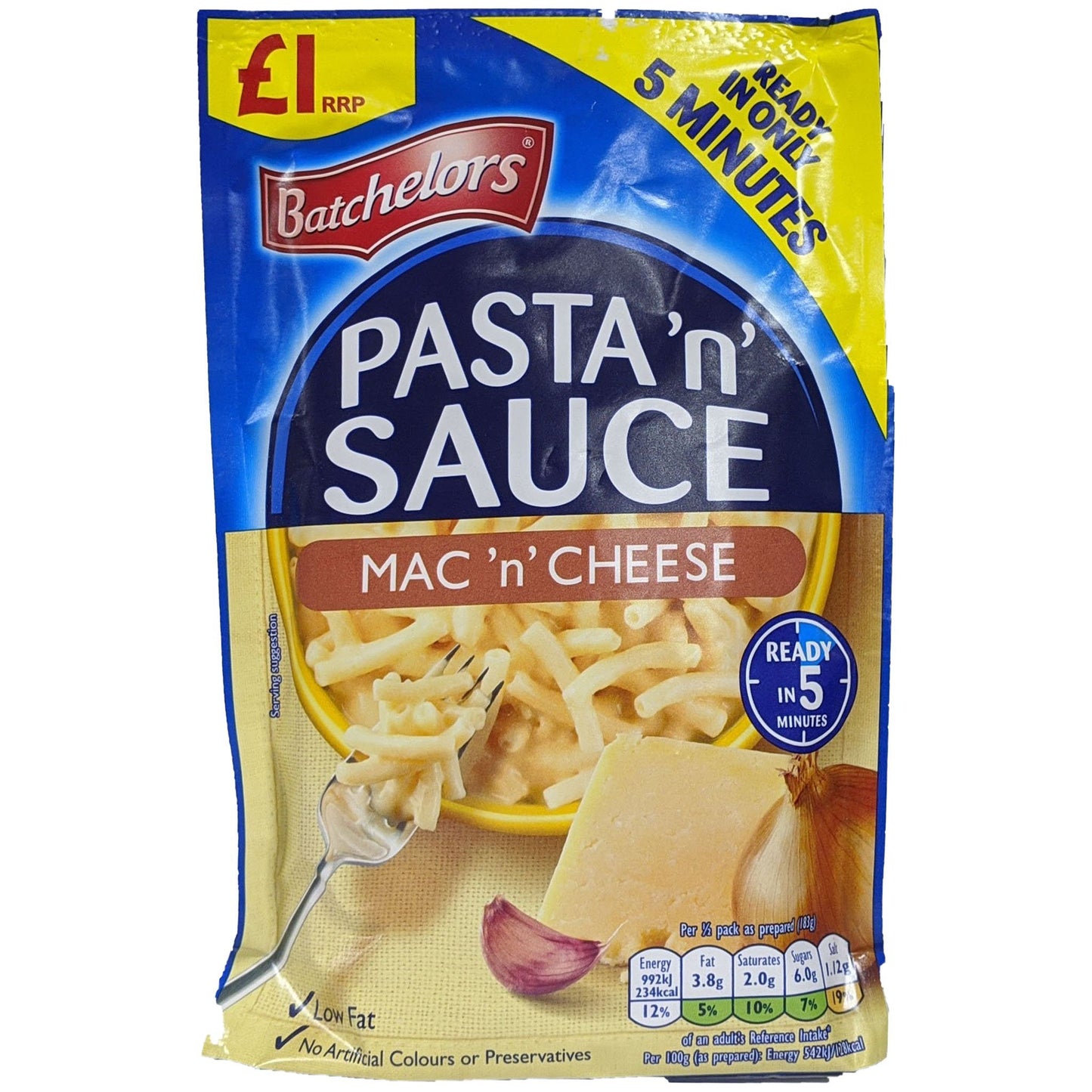 Batchelors Pasta 'n' Sauce Mac 'n' Cheese 108g - Blighty's British Store