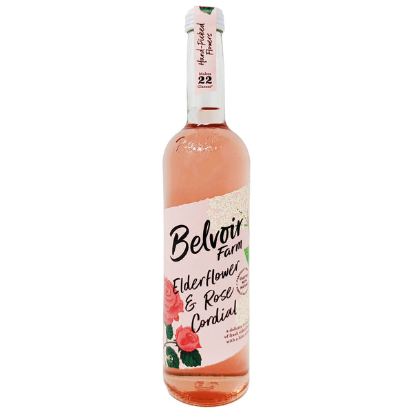 Belvoir Elderflower & Rose Cordial 500ml - Blighty's British Store