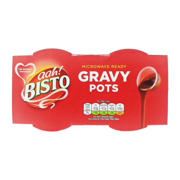 Bisto Microwave Ready Gravy Pots (2 x 100g) - Blighty's British Store
