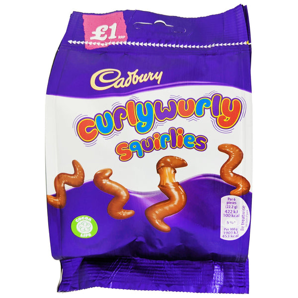 Cadbury Curly Wurly Squirlies 95g - Blighty's British Store