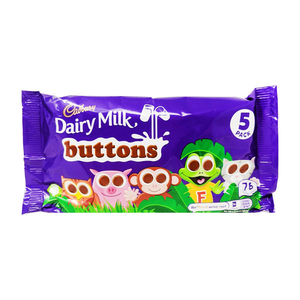 Cadbury Dairy Milk Buttons 5 Pack (5 x 14.4g) - Blighty's British Store