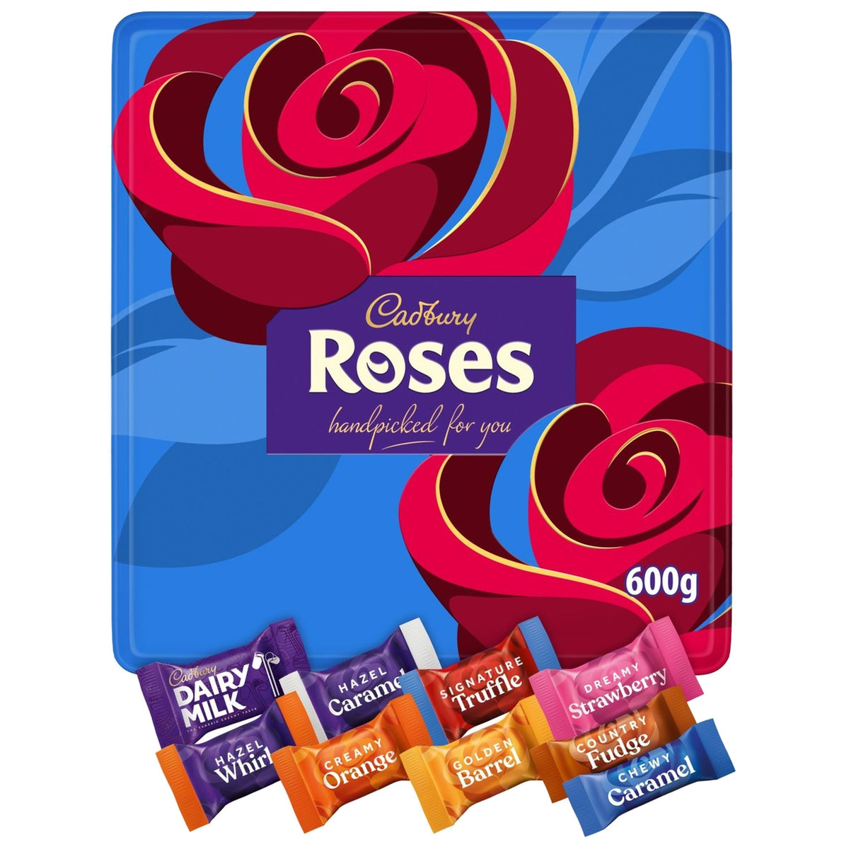 Cadbury Roses Tin 600g - Blighty's British Store