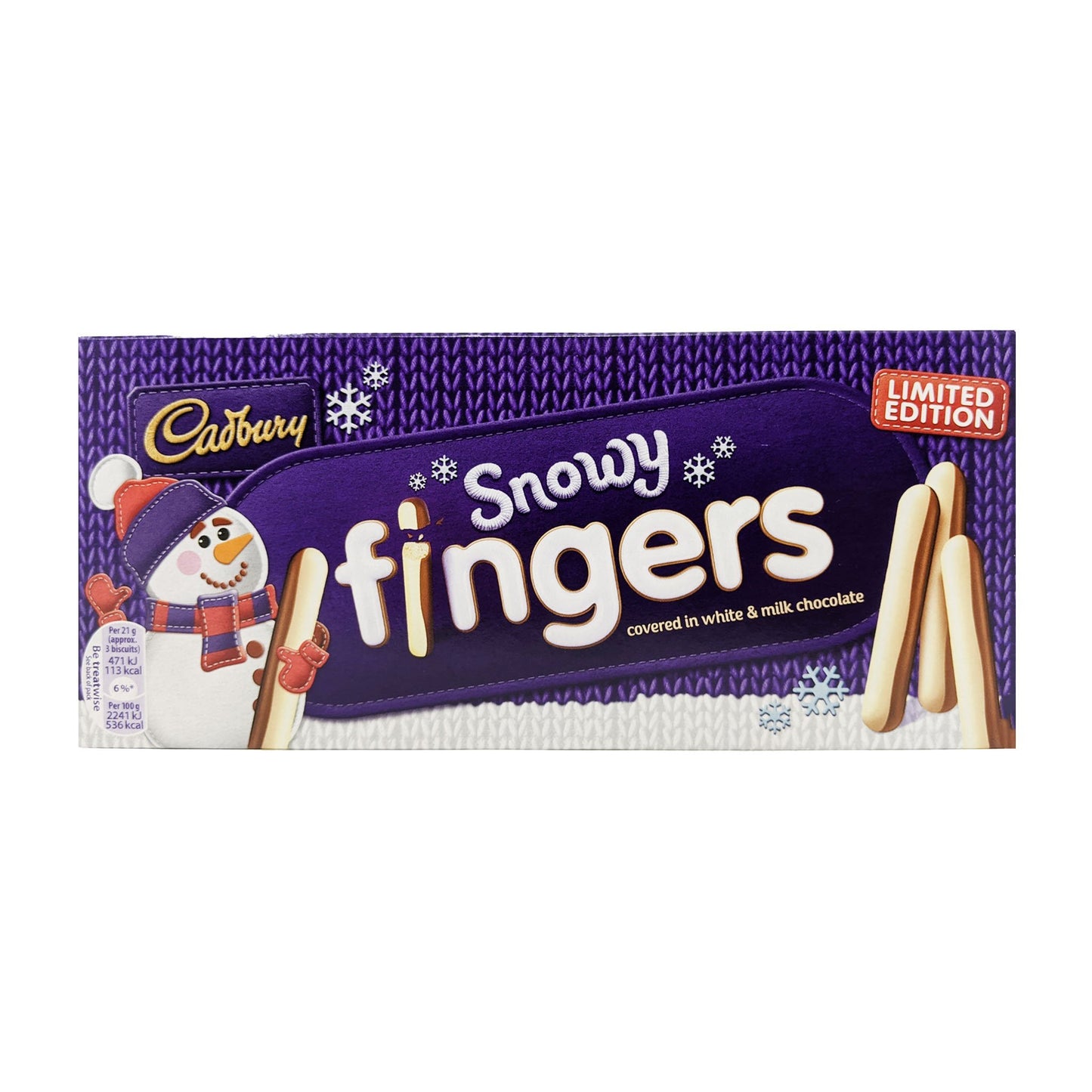 Cadbury Snowy Fingers 115g - Blighty's British Store