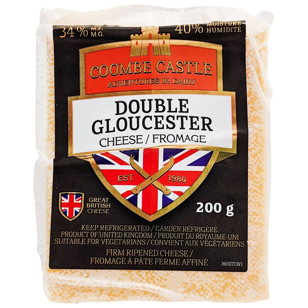Coombe Castle Double Gloucester Cheese 200g - Blighty's British Store