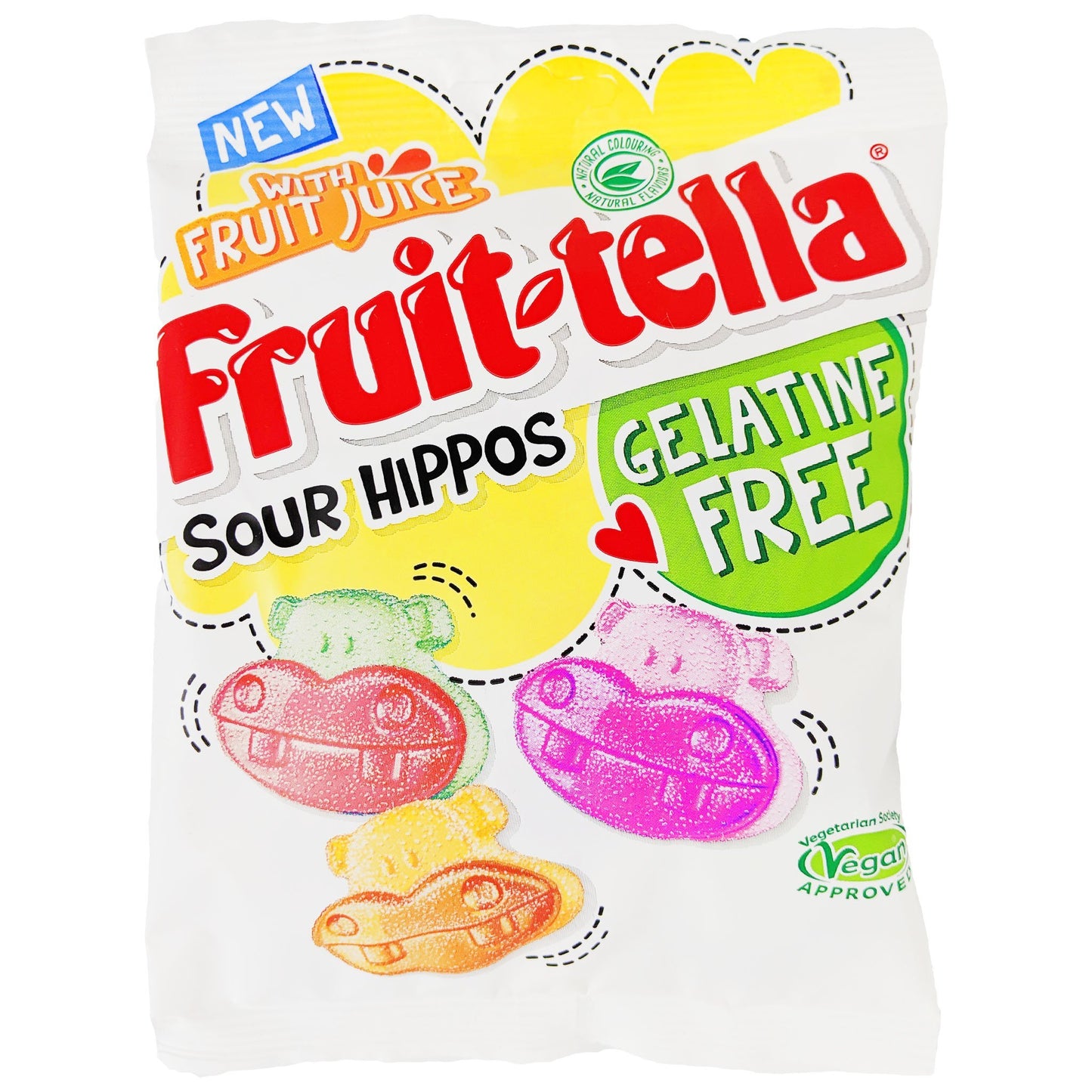 Fruit-Tella Sour Hippos 120g - Blighty's British Store