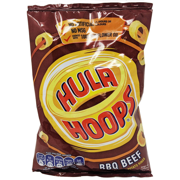 Hula Hoops BBQ Beef 34g – Blighty's British Store