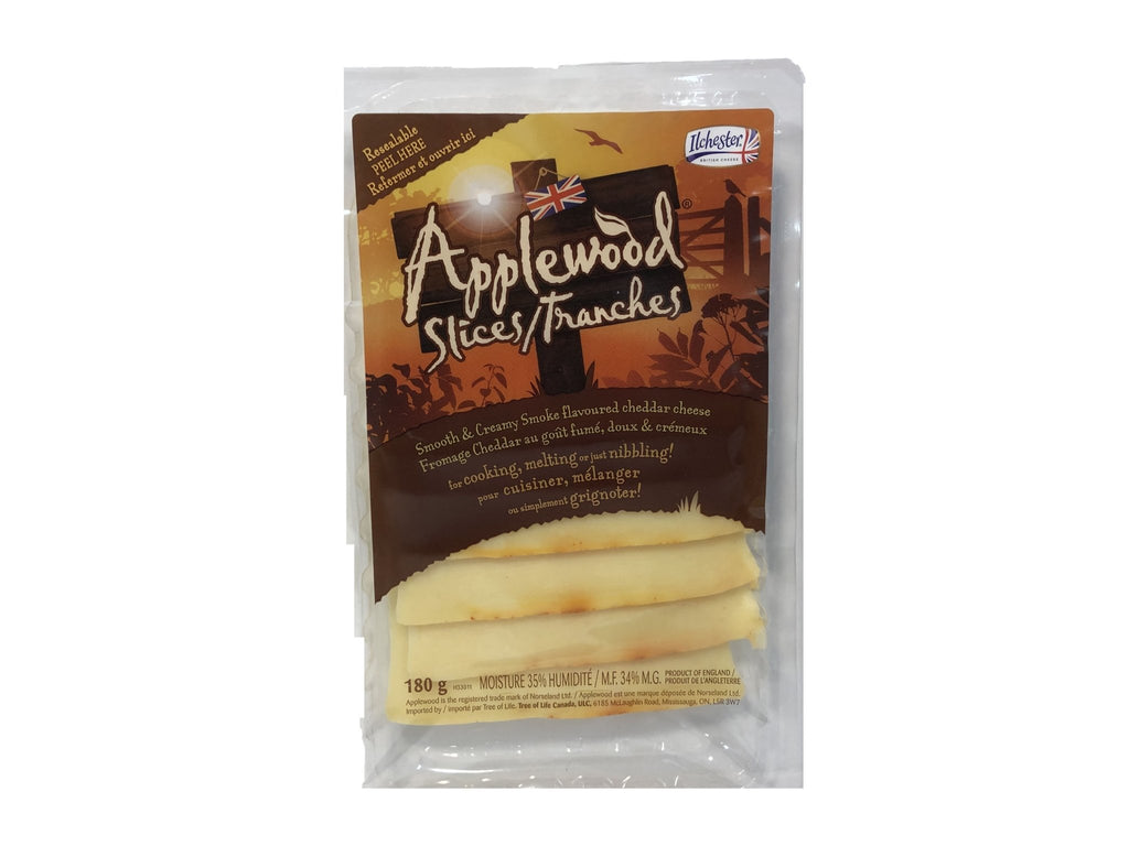 Ilchester Smoked Applewood Cheddar Slices - Blighty's British Store