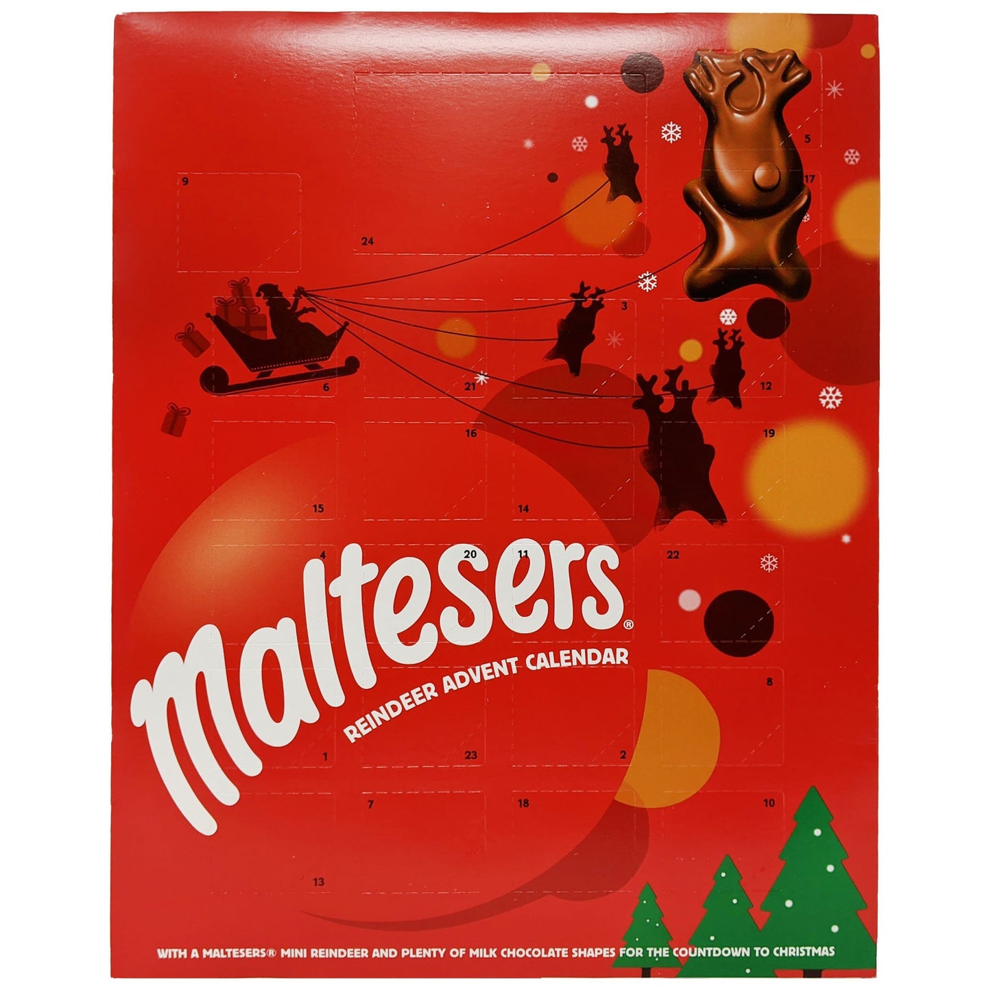Maltesers Reindeer Advent Calendar 108g - Blighty's British Store