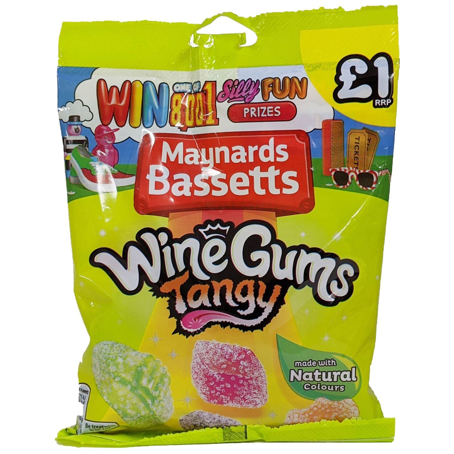 Maynards Bassetts Wine Gums Tangy 165g - Blighty's British Store