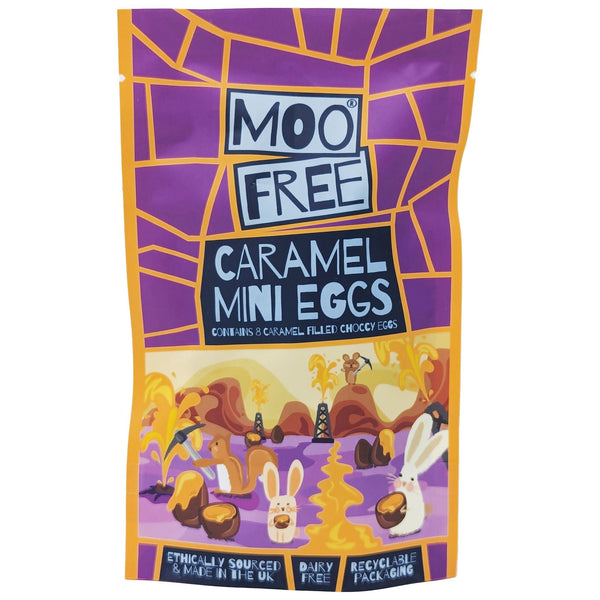 Moo Free Caramel Mini Eggs 88g - Blighty's British Store
