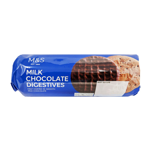 M&S Milk Chocolate Digestives 300g - Blighty's British Store