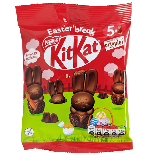 Nestle KitKat Bunnies 5 Pack 55g - Blighty's British Store