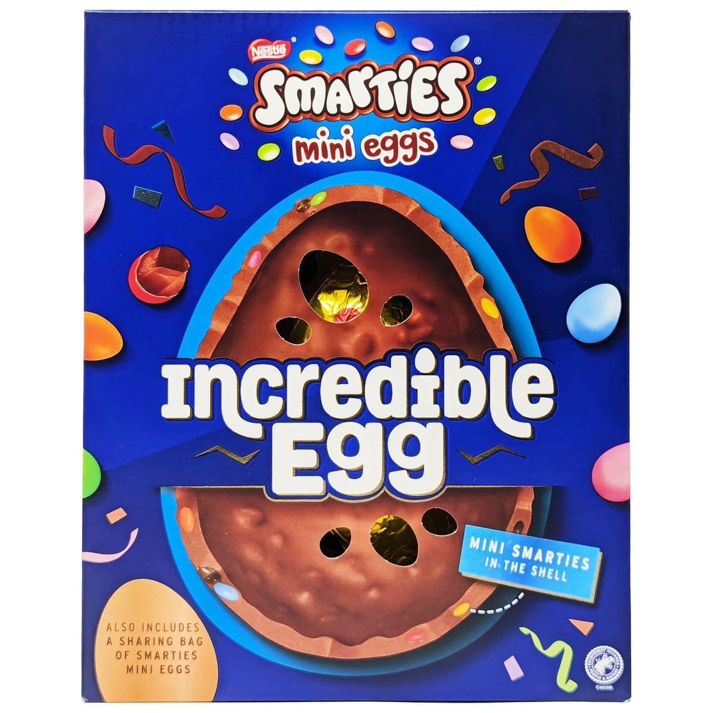 Nestle Smarties Mini Eggs Incredible Egg 472g - Blighty's British Store