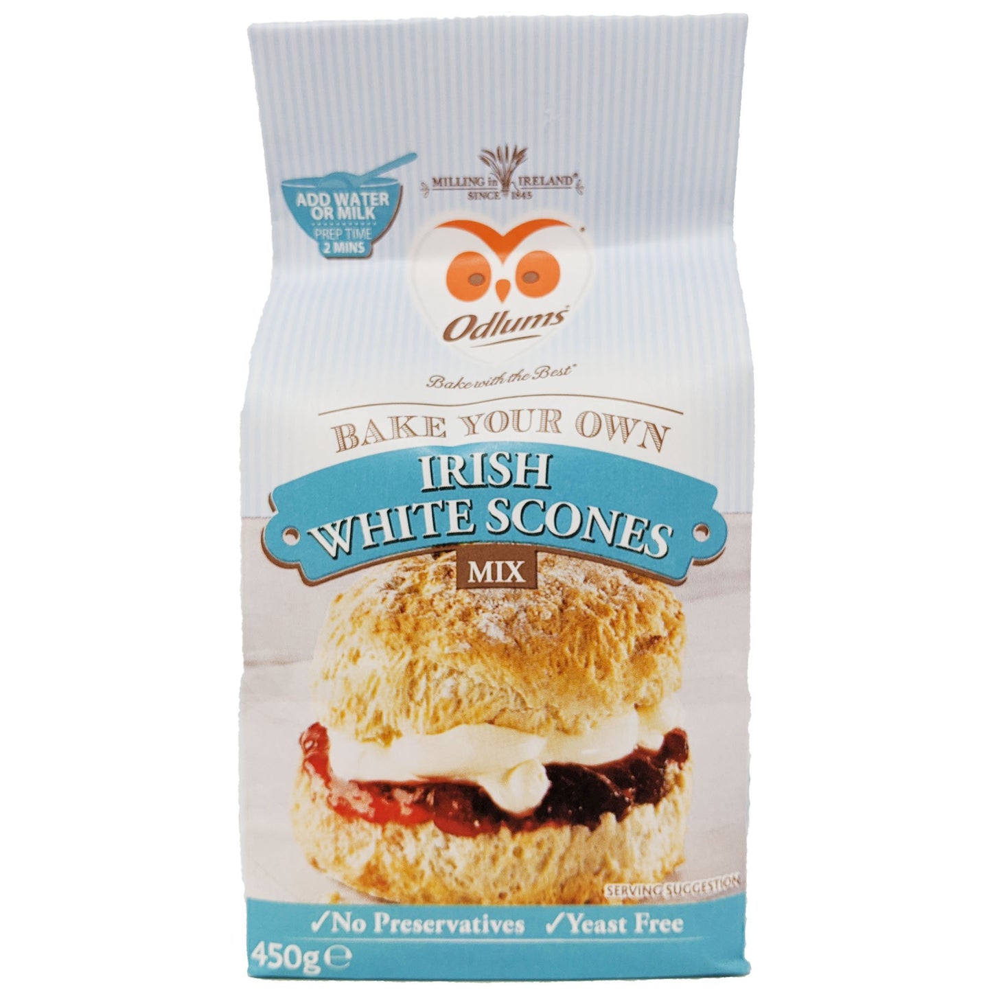 Odlums Irish White Scones Mix 450g - Blighty's British Store