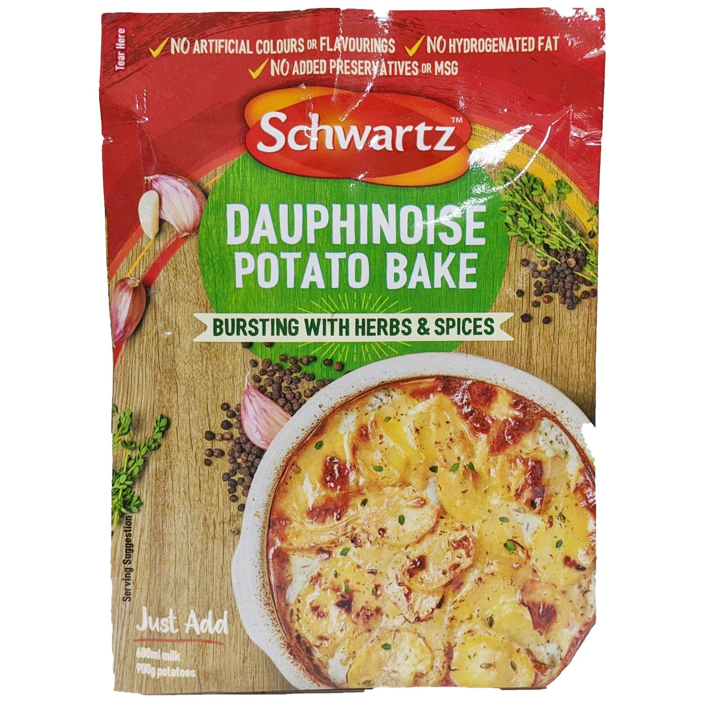 Schwartz Dauphinoise Potato Bake 40g - Blighty's British Store