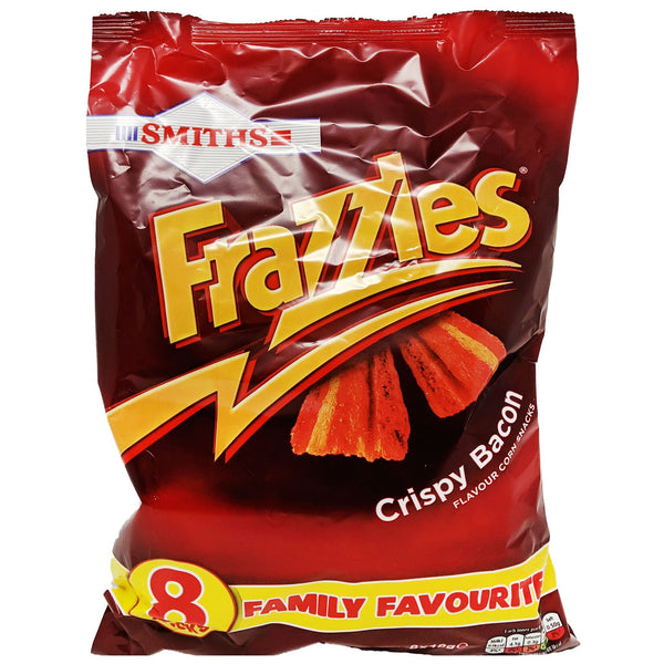 Smiths Frazzles Crispy Bacon 8 Pack (8 x 18g) - Blighty's British Store