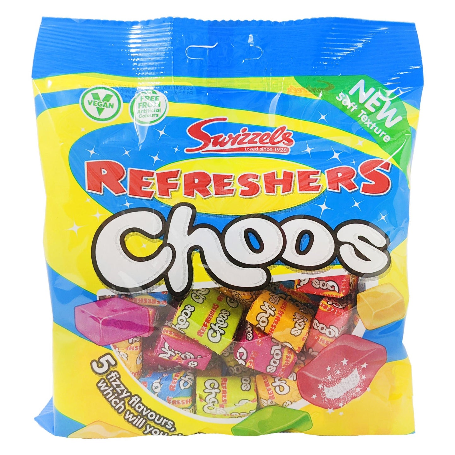 Swizzels Refreshers Choos 150g - Blighty's British Store
