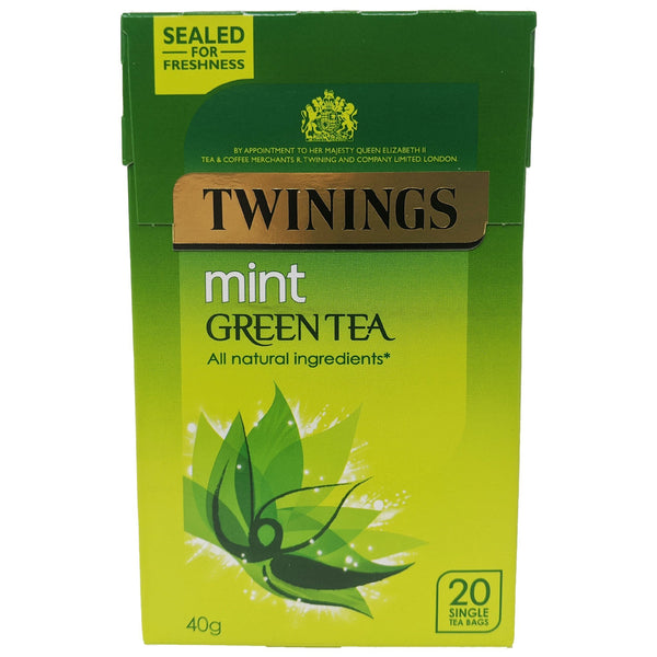 Twinings Mint Green Tea 20 Bags - Blighty's British Store