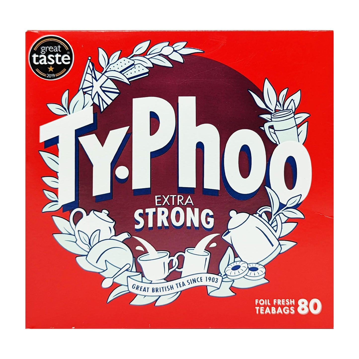 Typhoo Extra Strong Tea 80 Bags - Blighty's British Store