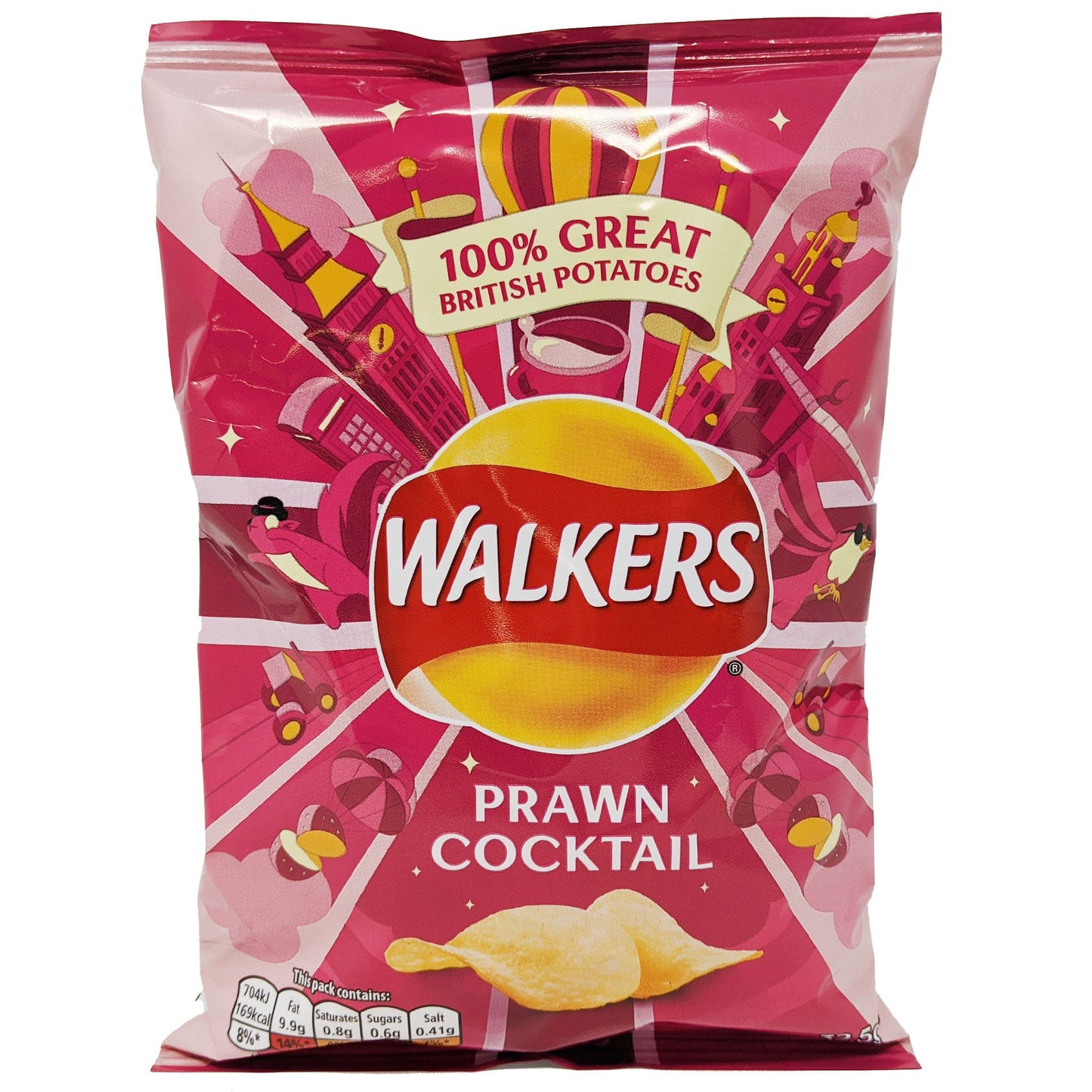 Walker's Prawn Cocktail 32.5g - Blighty's British Store
