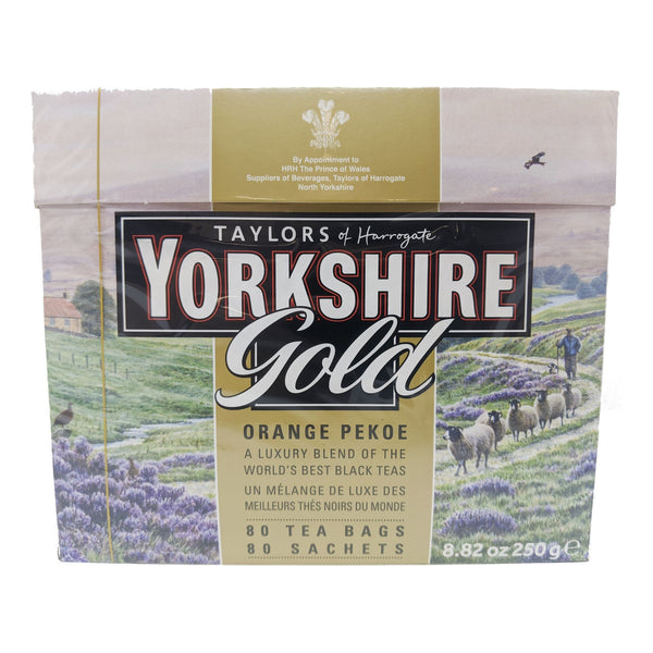 Yorkshire Tea Orange Pekoe - Tea Bag, Box of 40 - The Gourmet Warehouse