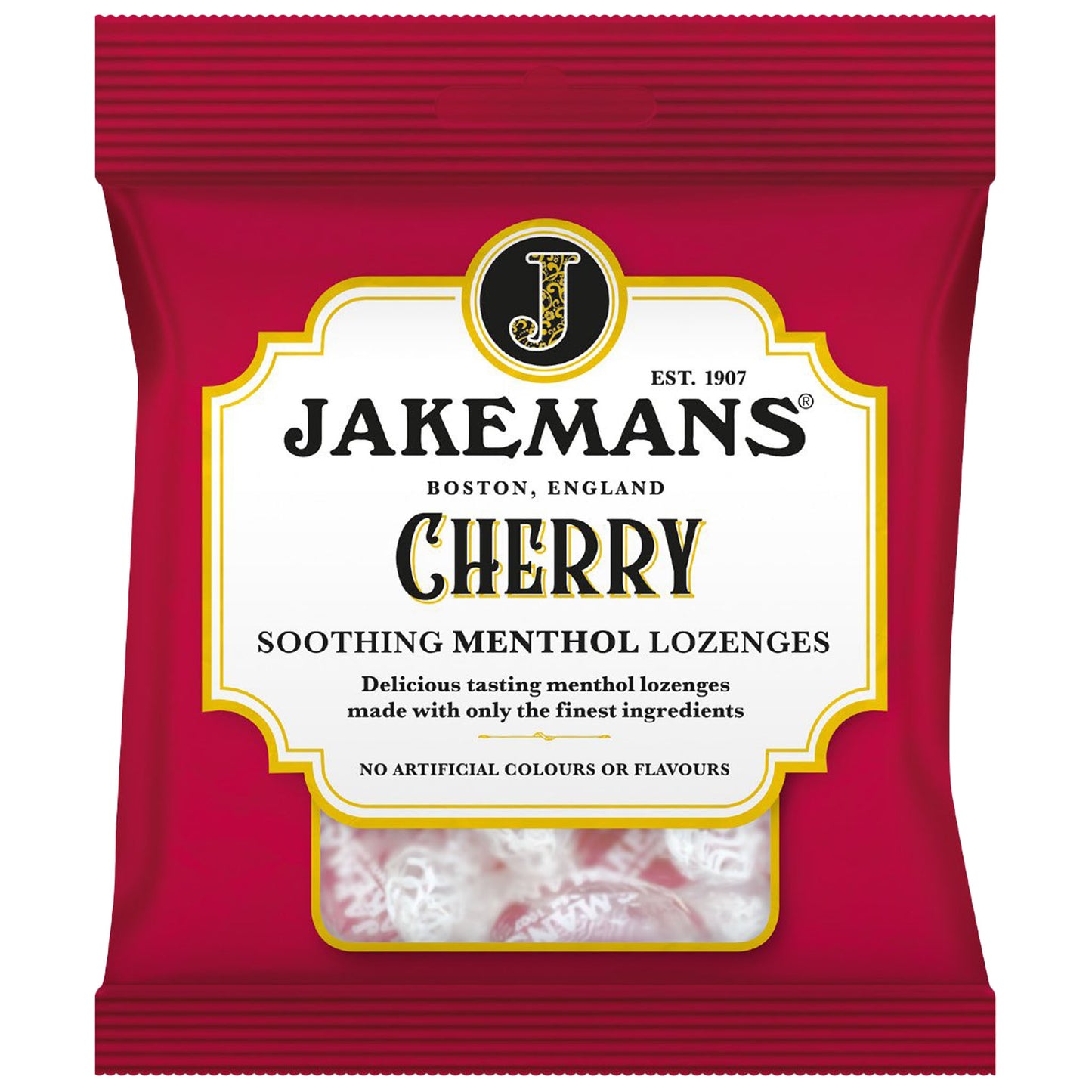 Jakemans Cherry Menthol Lozenges 73g