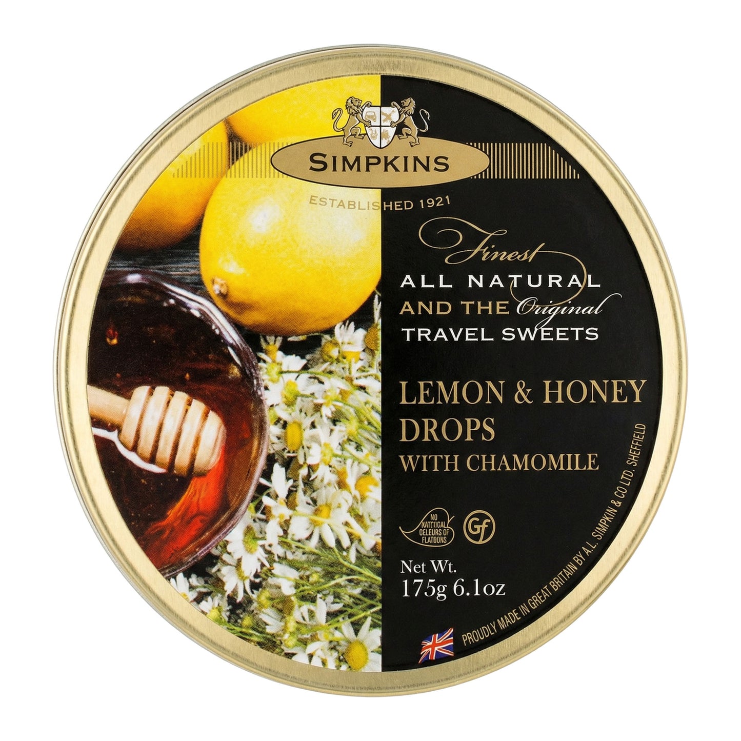Simpkins Lemon & Honey Drops with Chamomile 175g
