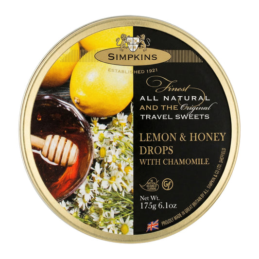 Simpkins Lemon & Honey Drops with Chamomile 175g