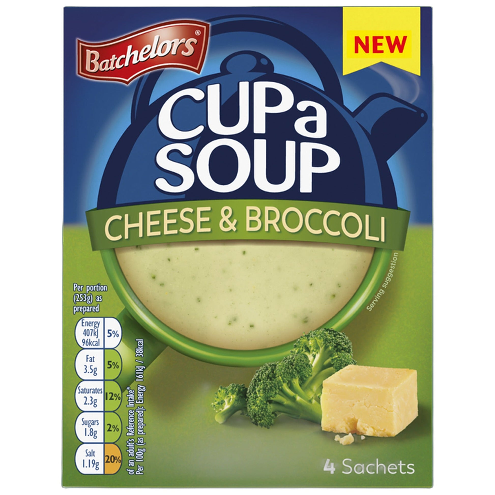 Batchelors Cup a Soup Cheese & Broccoli 92g - Blighty's British Store
