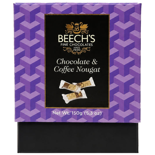 Beech's Chocolate & Coffee Soft Nougat 150g - Blighty's British Store