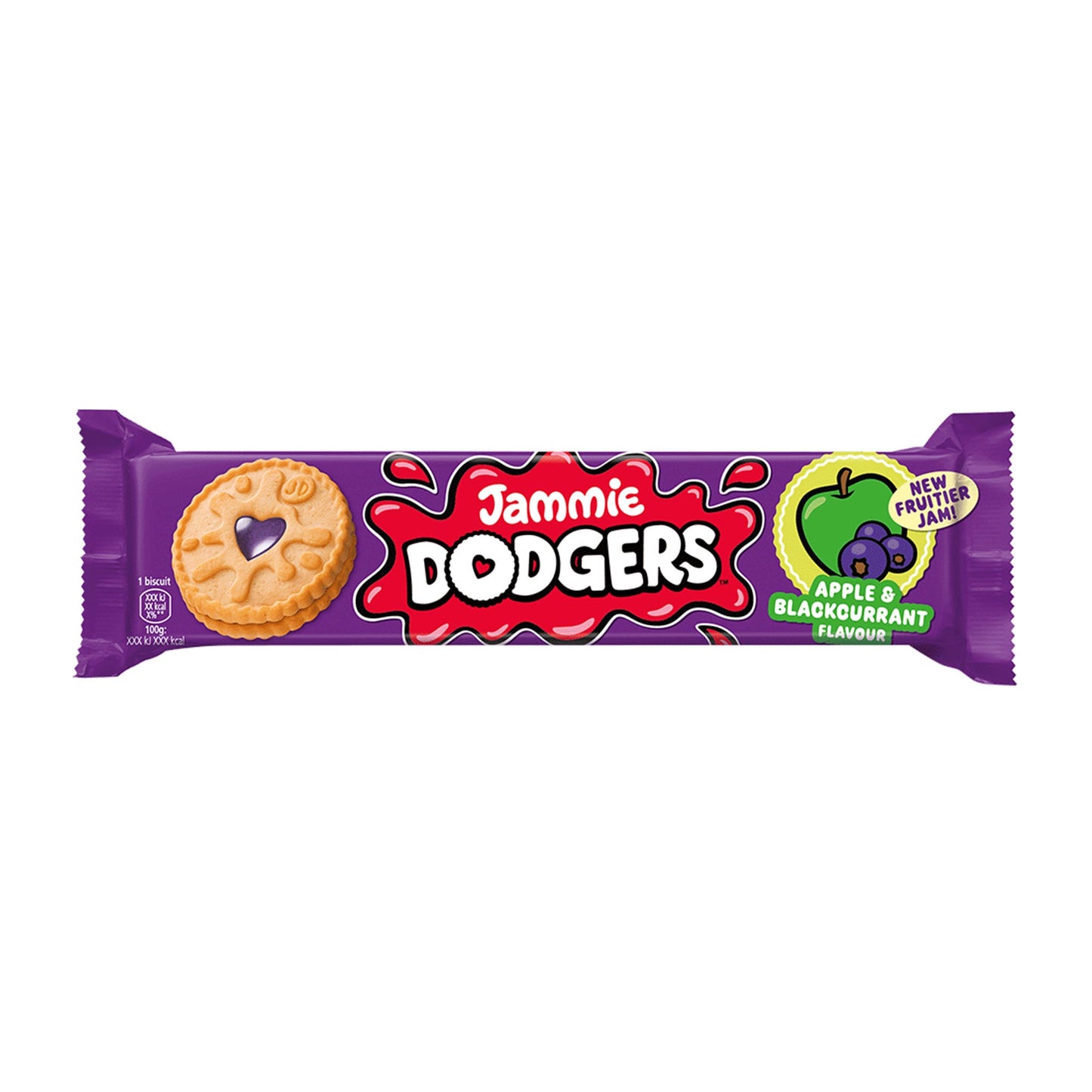 Burton's Jammie Dodgers Apple & Blackcurrant 140g - Blighty's British Store