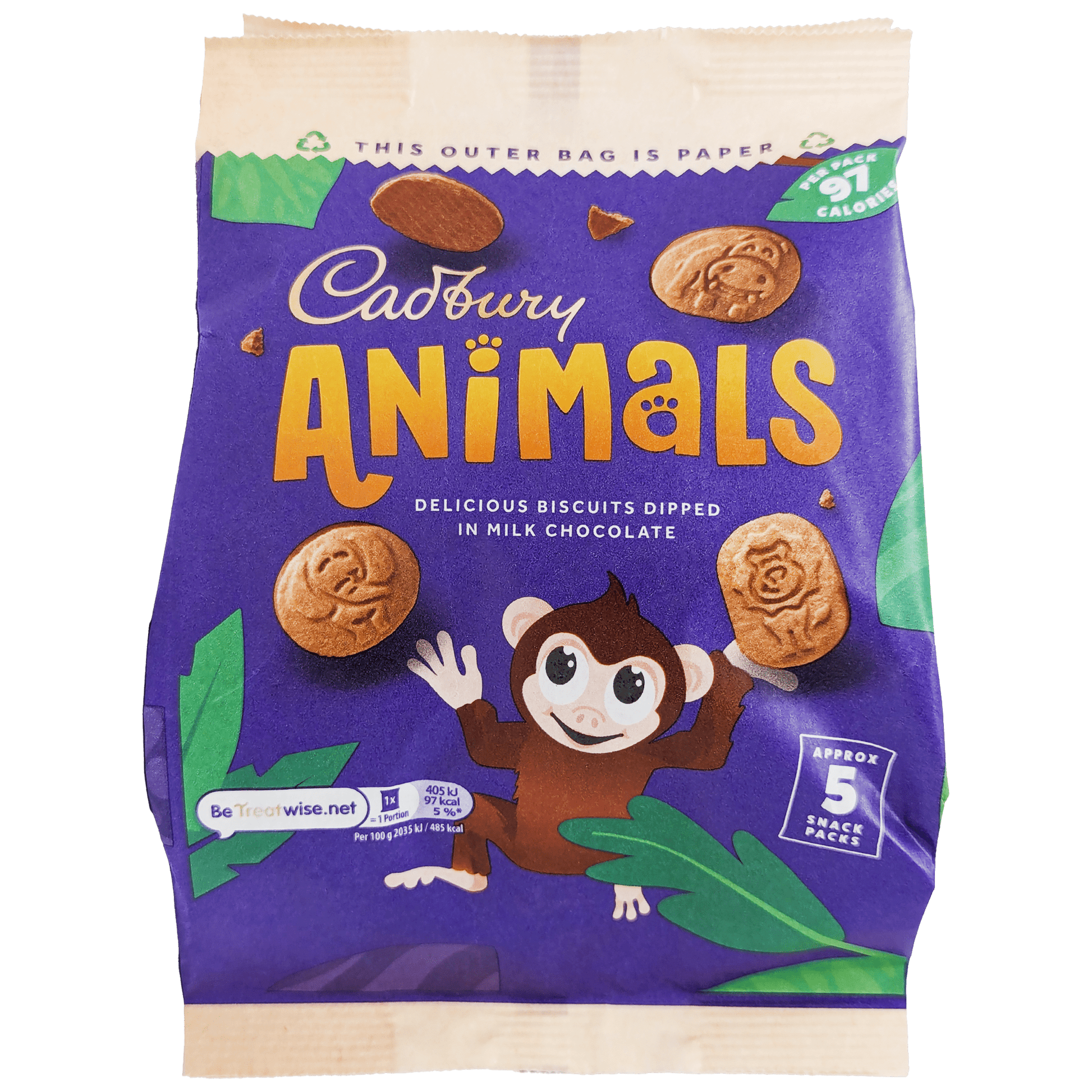 Cadbury Animals 5 Pack (5 x 19.9g) - Blighty's British Store