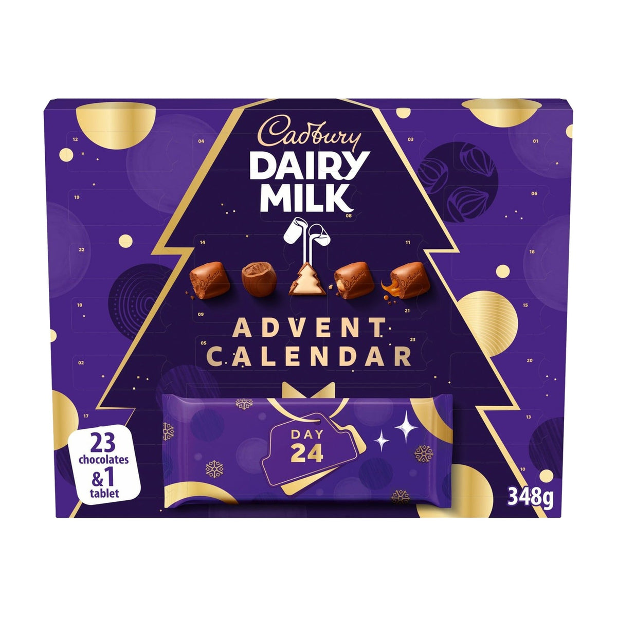 Cadbury Dairy Milk Advent Calendar 348g - Blighty's British Store
