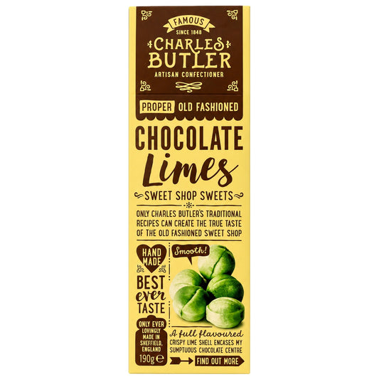 Charles Butler Chocolate Limes 190g - Blighty's British Store