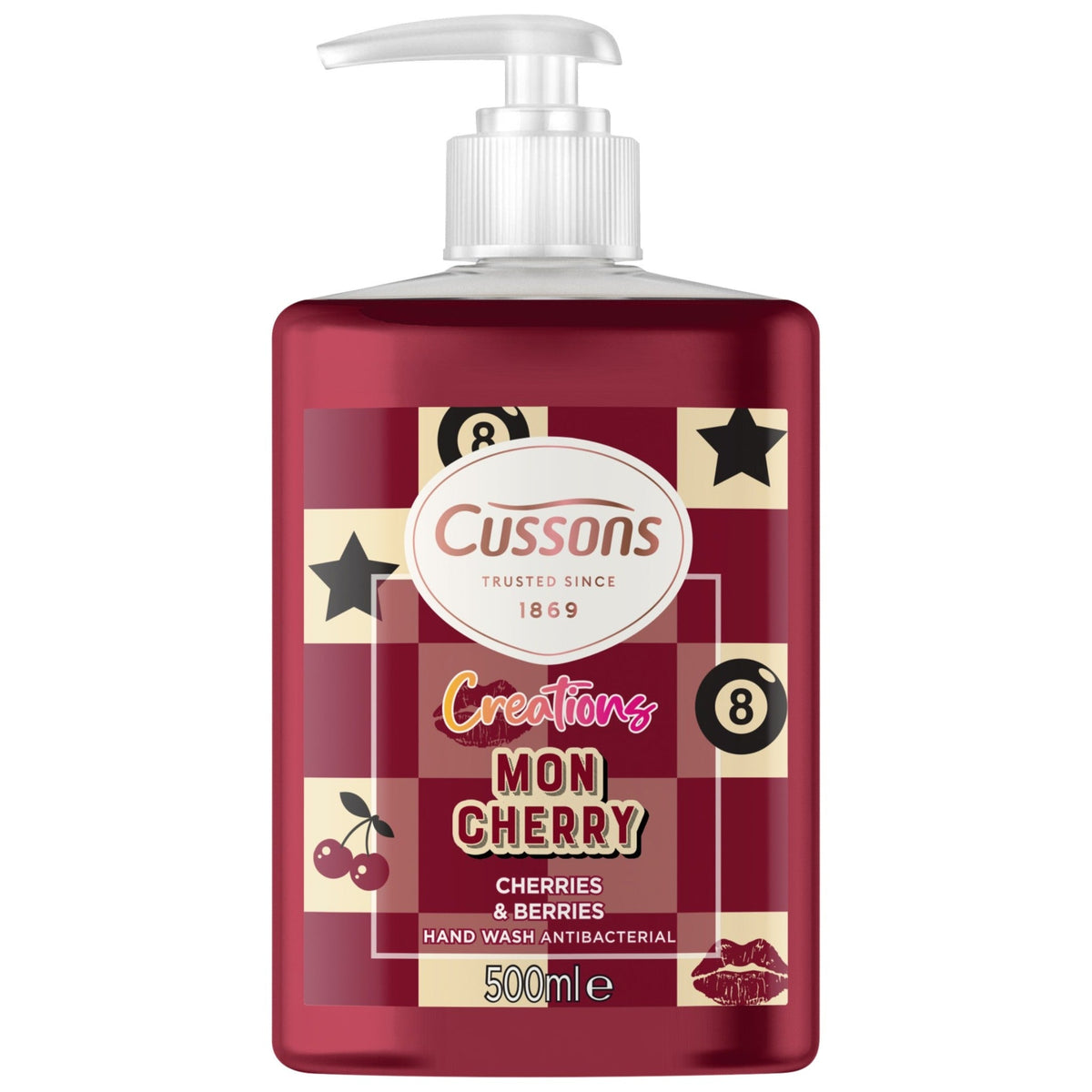 Cussons Creations Mon Cherry Hand Wash 500ml - Blighty's British Store