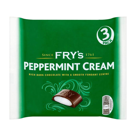 Fry's Peppermint Cream 3 Pack (3 x 49g) - Blighty's British Store