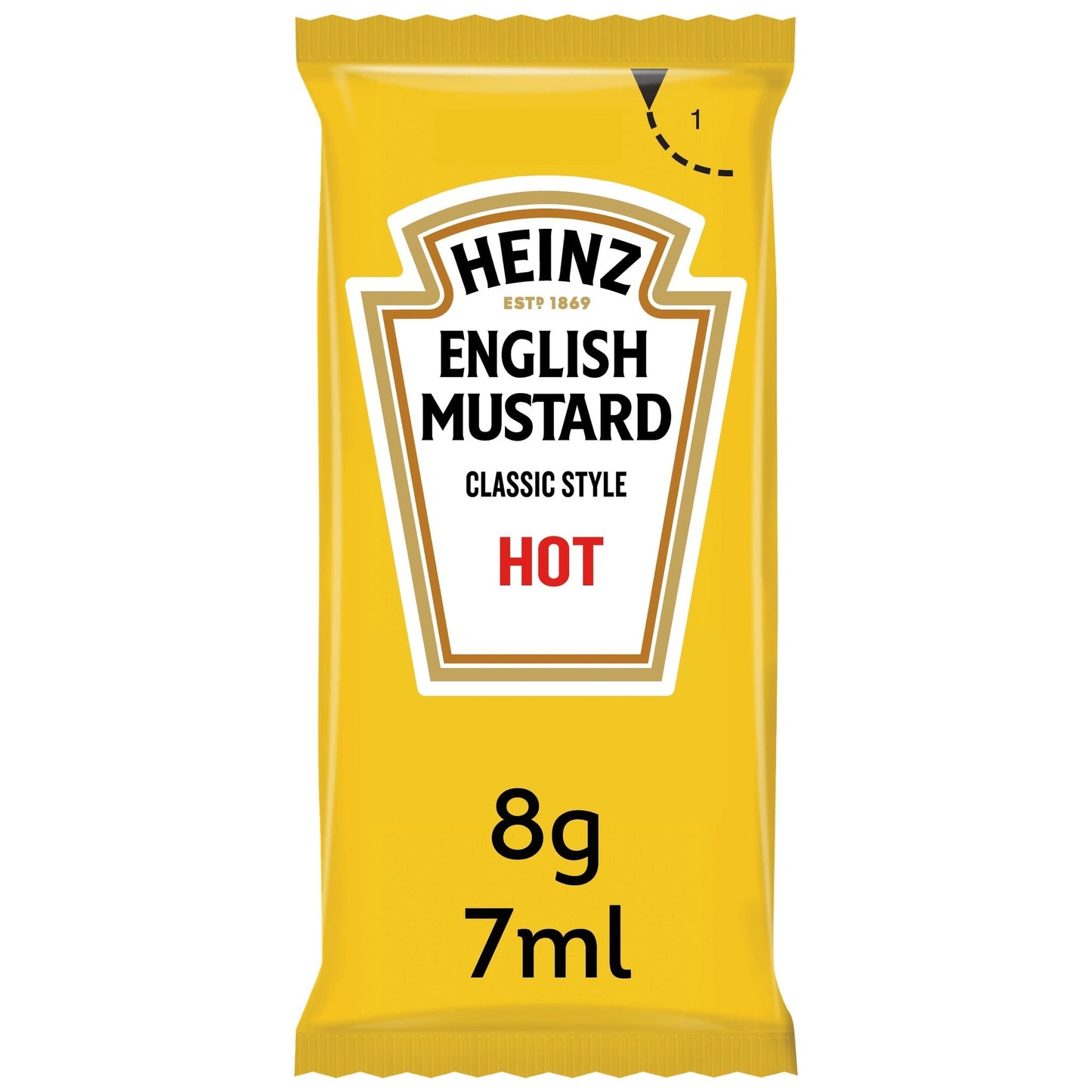 Heinz English Mustard Sachets 20 Pack (20 x 7ml) - Blighty's British Store
