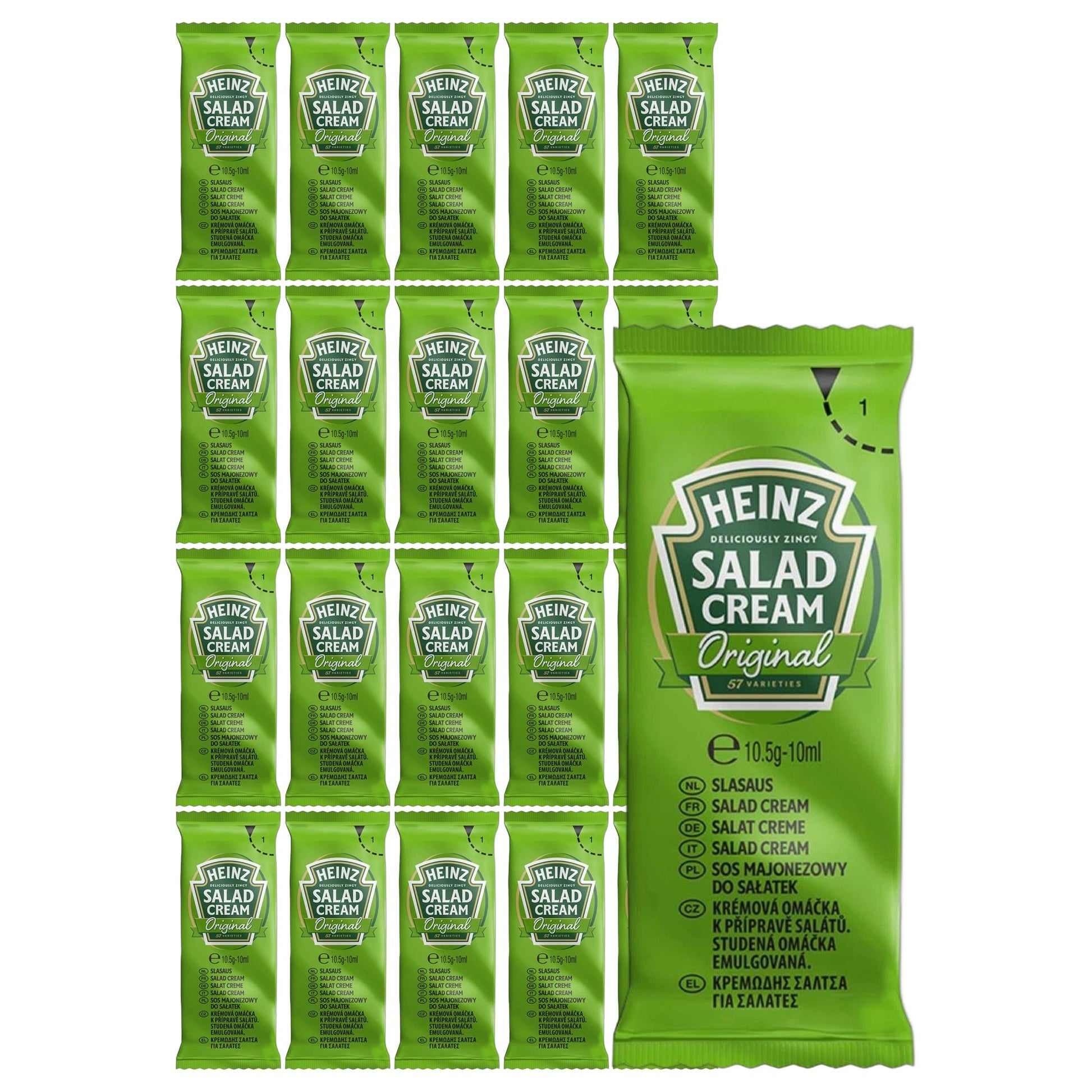 Heinz Salad Cream Sachets 20 Pack (20 x 10ml) - Blighty's British Store