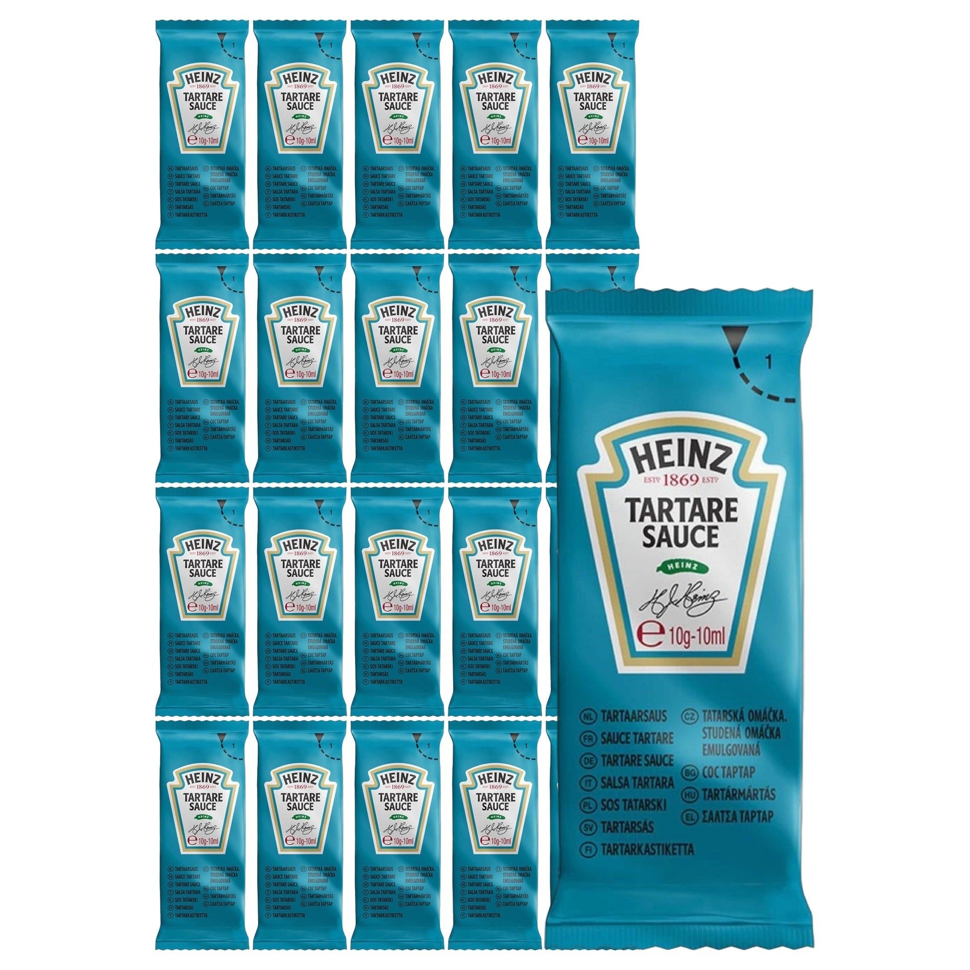 Heinz Tartare Sauce Sachets 20 Pack (20 x 10ml) - Blighty's British Store