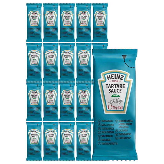Heinz Tartare Sauce Sachets 20 Pack (20 x 10ml) - Blighty's British Store