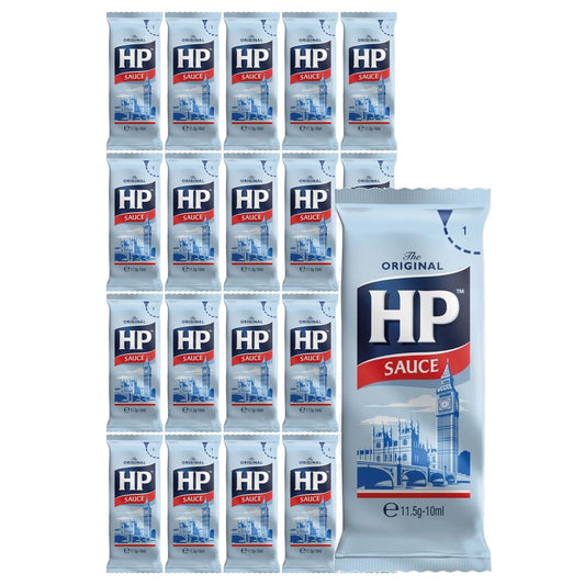 HP Brown Sauce Sachets 20 Pack (20 x 10ml) - Blighty's British Store