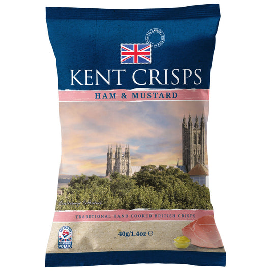 Kent Crisps Ham & Mustard 40g - Blighty's British Store